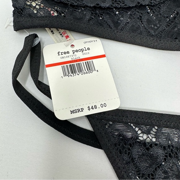 FREE PEOPLE Kelly Set in Black NWT in XS - Picture 2 of 6